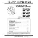Sharp MX-2310U, MX-3111U (serv.man16) Service Manual
