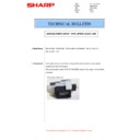 Sharp MX-2310U, MX-3111U (serv.man43) Technical Bulletin
