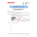 Sharp MX-2600N, MX-3100N, MX-2600G, MX-3100G (serv.man105) Service Manual / Technical Bulletin