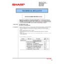 Sharp MX-2600N, MX-3100N, MX-2600G, MX-3100G (serv.man51) Technical Bulletin