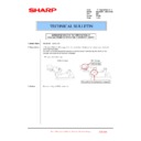 Sharp MX-2600N, MX-3100N, MX-2600G, MX-3100G (serv.man61) Technical Bulletin