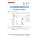 Sharp MX-2600N, MX-3100N, MX-2600G, MX-3100G (serv.man69) Technical Bulletin