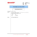 Sharp MX-2600N, MX-3100N, MX-2600G, MX-3100G (serv.man71) Service Manual / Technical Bulletin