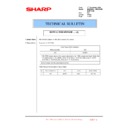 Sharp MX-2600N, MX-3100N, MX-2600G, MX-3100G (serv.man81) Service Manual / Technical Bulletin