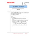 Sharp MX-2600N, MX-3100N, MX-2600G, MX-3100G (serv.man88) Service Manual / Technical Bulletin