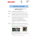 Sharp MX-2610N, MX-3110N, MX-3610N (serv.man105) Technical Bulletin