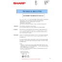 Sharp MX-2610N, MX-3110N, MX-3610N (serv.man113) Technical Bulletin