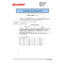 Sharp MX-2610N, MX-3110N, MX-3610N (serv.man181) Technical Bulletin