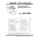 Sharp MX-2630 Service Manual