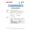 Sharp MX-3500N, MX-3501N, MX-4500N, MX-4501N (serv.man139) Technical Bulletin