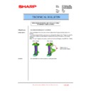 Sharp MX-3500N, MX-3501N, MX-4500N, MX-4501N (serv.man154) Technical Bulletin