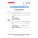 Sharp MX-3500N, MX-3501N, MX-4500N, MX-4501N (serv.man67) Technical Bulletin