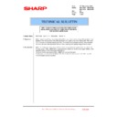 Sharp MX-4100N, MX-4101N, MX-5000N, MX-5001N (serv.man105) Technical Bulletin