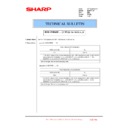 Sharp MX-4100N, MX-4101N, MX-5000N, MX-5001N (serv.man120) Technical Bulletin