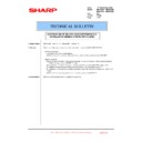 Sharp MX-4100N, MX-4101N, MX-5000N, MX-5001N (serv.man131) Service Manual / Technical Bulletin