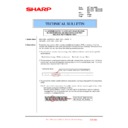 Sharp MX-4100N, MX-4101N, MX-5000N, MX-5001N (serv.man150) Technical Bulletin