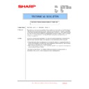 Sharp MX-4100N, MX-4101N, MX-5000N, MX-5001N (serv.man164) Service Manual / Technical Bulletin
