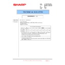 Sharp MX-4100N, MX-4101N, MX-5000N, MX-5001N (serv.man170) Technical Bulletin