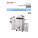 Sharp MX-4100N, MX-4101N, MX-5000N, MX-5001N (serv.man3) Handy Guide