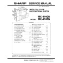 Sharp MX-4100N, MX-4101N, MX-5000N, MX-5001N (serv.man7) Service Manual