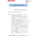 Sharp MX-4100N, MX-4101N, MX-5000N, MX-5001N (serv.man82) Service Manual / Technical Bulletin