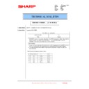 Sharp MX-4100N, MX-4101N, MX-5000N, MX-5001N (serv.man97) Technical Bulletin
