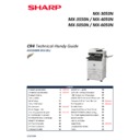 Sharp MX-5050N, MX-5050V, MX-5070N, MX-5070V, MX-6050N, MX-6050V, MX-6070N, MX-6070V Handy Guide