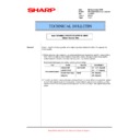 Sharp MX-5500N, MX-6200N, MX-7000N (serv.man148) Technical Bulletin