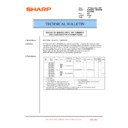 Sharp MX-5500N, MX-6200N, MX-7000N (serv.man171) Technical Bulletin