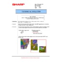 Sharp MX-6201N, MX-7001N (serv.man82) Technical Bulletin
