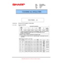 Sharp MX-6201N, MX-7001N (serv.man94) Technical Bulletin