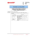 Sharp MX-6240N, MX-7040N (serv.man104) Service Manual / Technical Bulletin