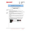 Sharp MX-6240N, MX-7040N (serv.man166) Technical Bulletin