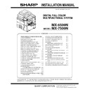 Sharp MX-6500N, MX-7500N (serv.man10) Service Manual