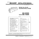 Sharp MX-6580N, MX-7580N (serv.man4) Service Manual