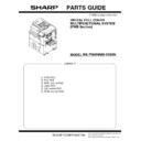Sharp MX-6580N, MX-7580N (serv.man7) Service Manual / Parts Guide