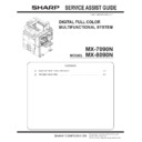 Sharp MX-7090N, MX-8090N Service Manual