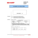 Sharp MX-B381, MX-B401 (serv.man58) Service Manual / Technical Bulletin