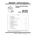 Sharp MX-B382 (serv.man6) Service Manual
