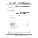 Sharp MX-C300P, MX-C300PE, MX-C300PL Service Manual
