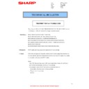Sharp MX-C310, MX-C311, MX-C312, MX-C380, MX-C381, MX-C400, MX-C401 (serv.man38) Technical Bulletin