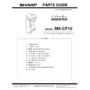 mx-cf10 (serv.man2) service manual / parts guide
