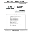 Sharp MX-CFX2 (serv.man2) Service Manual / Parts Guide