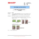 Sharp MX-CFX2 (serv.man4) Service Manual / Technical Bulletin