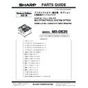 Sharp MX-DE20 (serv.man2) Service Manual / Parts Guide