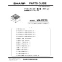 Sharp MX-DE20 (serv.man3) Service Manual / Parts Guide