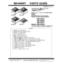 mx-de25, mx-26, mx-27 (serv.man4) service manual / parts guide