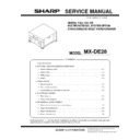 mx-de28 (serv.man2) service manual