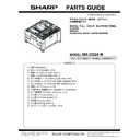 Sharp MX-DE28 (serv.man3) Service Manual / Parts Guide