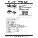 Sharp MX-DE29 (serv.man3) Service Manual / Parts Guide
